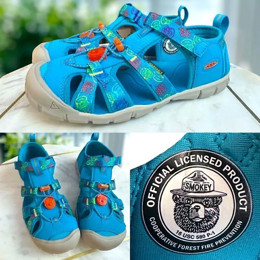 🔥🔥KEEN X Smokey The Bear Limited Edition Seacamp II CNX Size 4